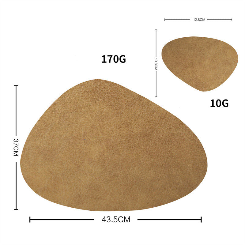 Jogo Americano em Couro + Porta Copo