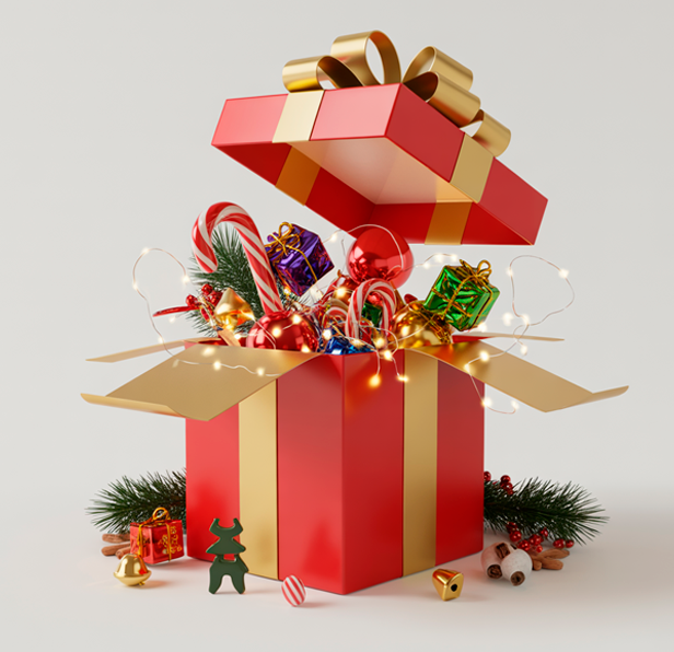 Conjunto de Louças Natalinas - 27 Peças